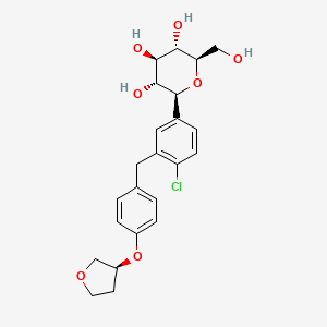 恩格列净(Empagliflozin)活性成分二维分子结构(来源:NIH PubChem;非药品实物,不代表厂家、盐型、配方、规格或疗效)