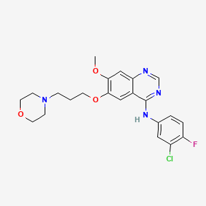 吉非替尼(Gefitinib)活性成分二维结构(NIH PubChem;非药品实物)