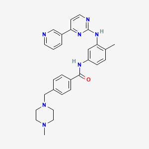 伊马替尼(Imatinib)活性成分二维分子结构(来源:NIH PubChem;非药品实物,不代表厂家、盐型、配方、规格或疗效)