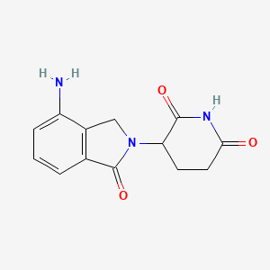 来那度胺(Lenalidomide)活性成分二维分子结构(来源:NIH PubChem;非药品实物,不代表厂家、盐型、配方、规格或疗效)
