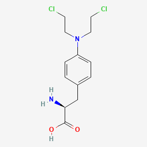 美法仑(Melphalan)活性成分二维分子结构(来源:NIH PubChem;非药品实物,不代表厂家、盐型、配方、规格或疗效)