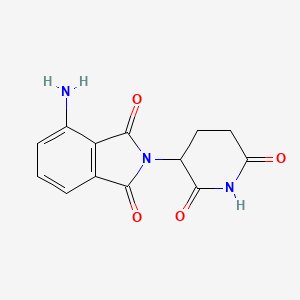 泊马度胺（Pomalidomide）活性成分二维分子结构（来源：NIH PubChem；非药品实物，不代表厂家、盐型、配方、规格或疗效）