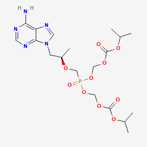 替诺福韦酯（Tenofovir Disoproxil）活性成分二维结构（NIH PubChem；非药品实物）