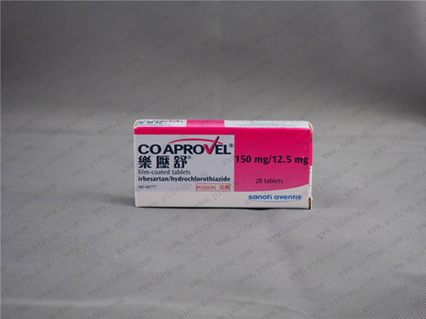 厄贝沙坦／氢氯噻嗪（CoAprovel）资料图片