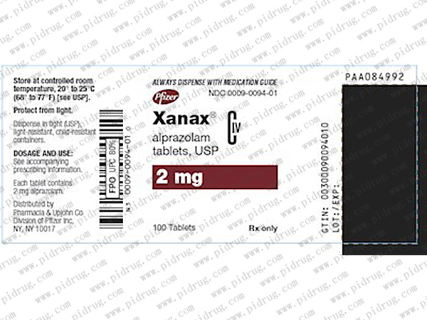 阿普唑仑片（Xanax）