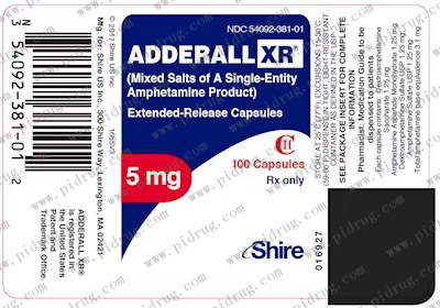 混合安非他明盐缓释胶囊（Adderall XR）