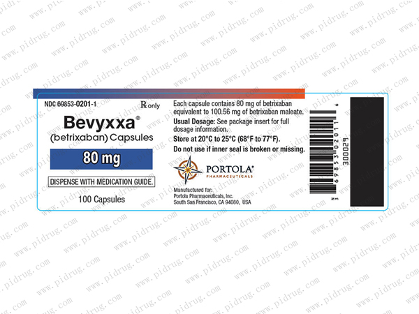betrixaban (as maleate)（Bevyxxa）