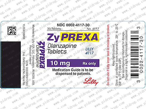 奥氮平片（Zyprexa）资料图片