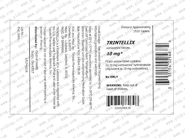 伏硫西汀片（Trintellix）资料图片