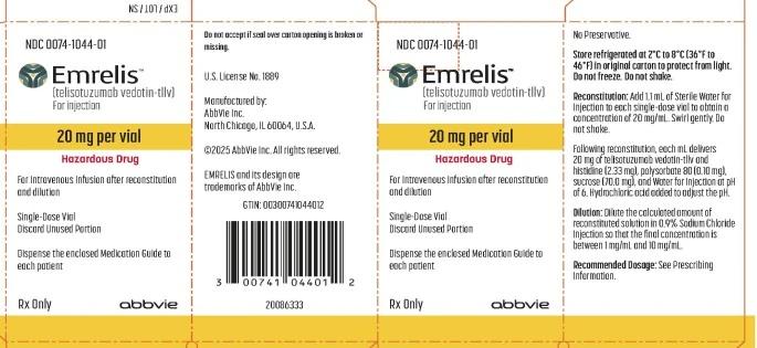 telisotuzumab vedotin-tllv（Emrelis）资料图片