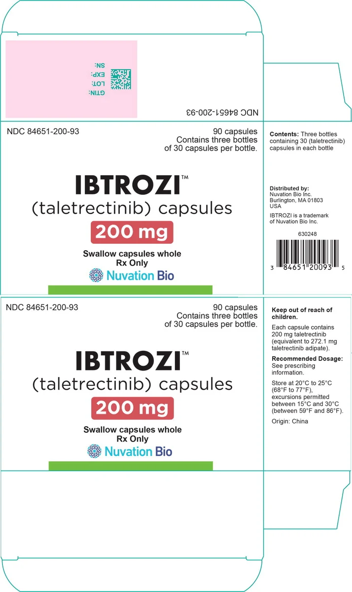 他雷替尼（taletrectinib）资料图片