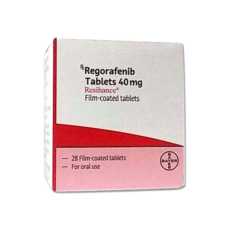 瑞戈非尼Regorafenib(Resihance) tablets 40mg 28片-香港木子国际药品信息网-香港木子国际药品信息网