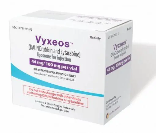 新药资讯：CPX-351 （Vyxeos）：新诊断的AML-MRC和t-AML