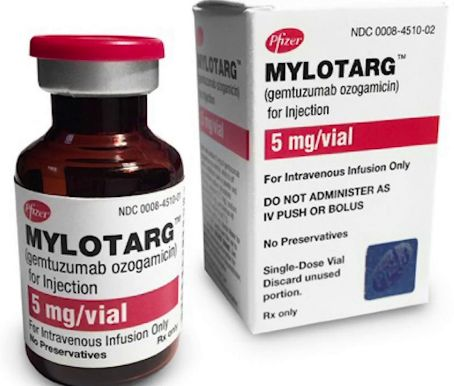 Mylotarg(吉妥单抗):新诊断和复发/难治性CD33阳性AML
