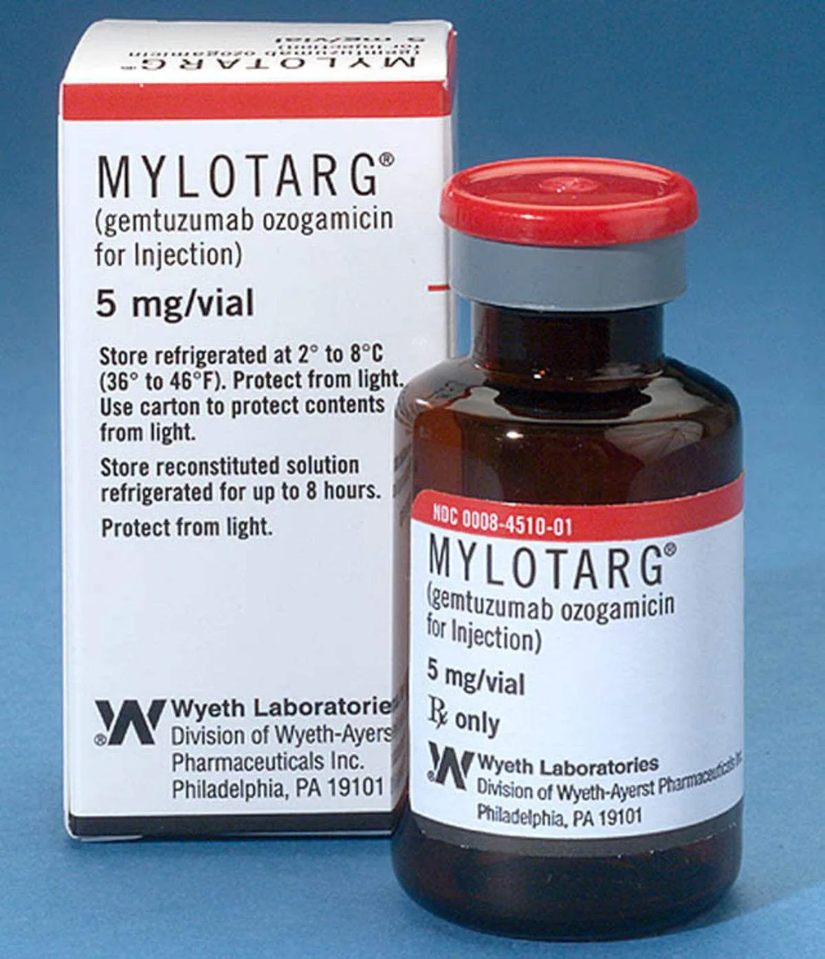 Mylotarg(吉妥单抗):新诊断和复发/难治性CD33阳性AML