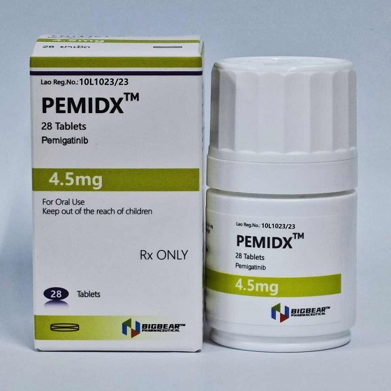 培米替尼（PEMIGATINIB）对于FGFR基因变异阳性的胆管癌患者的疗效
